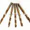 Factory sales directly, HSS M2/6542 fully ground twist drill bit, titanium coated