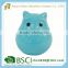 Sky blue small animal shape ceramic piggy bank