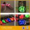 Colorful LED flashing shoelace light up flat shoelace shoe lace tips
