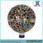 Solar led light round shape 10" mosaic glass wedding decoration light ball
