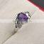  Copper Cubic Zirconia Gem Rings