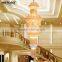 2 Meter Long Large Hotel Chandelier, Modern Chandelier for High Ceilings MD81523