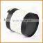 High-grade black leather household trash bins creative fashion stainless steel drum cartridge hotel supplies