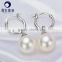 wholesale jewelry natural fresh water cultured pearl earrings