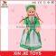 green clothes plastic doll wholesale plastic girl doll hot selling plastic germany girl doll toy