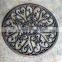 round shape doormat cast iron