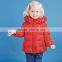 DB2682 dave bella 2015 winter infant coat baby padded jacket girls padded coat girls down coat down jacket