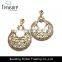 Fashion jewelry hot selling wholesale Latest design diamond earrings, vintage earrings, alloy big earrings