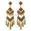 Yiwu Factory Wholesale Simple Gold Earring Designs Women 2016 Vintage earring stud