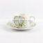 High quality ceramic cup and saucers cup and saucer flower pot