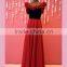 V back satin beautiful party dress