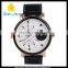 WJ-5380 newest big dial stylish arrtactive leather double movement businessmen watch