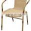 2016 Best selling plastic rattan used cheap indoor cafe restaurant tables chairs for sale