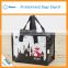 Shiny laminated pp woven travel storage bag with zipper closed handbags wholesale