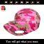 High Quality Cheap Custom Camo Pink and Red 5 Panels Snapback Caps