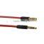 High Quality Handsfree 3.5mm Aux Cable Male to Male With MIC And ON/OFF Button for Car