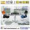 PT-M004 rotating glass coffee table brass and glass coffee tables cheap glass coffee table