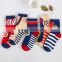 Cotton socks teen girl socks Sun pattern colorful Winter or Autumn socks