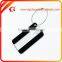 Aluminum Luggage Tag Boot Name Badge w/ Wire Cable Hanging Loop keychain keyring