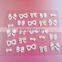 OEM high quality heart shaped velvet nail art decals flocking powder love nail sticker supplier