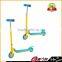 Two wheel aluminum material folding PVC dick scooter