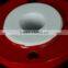 DN50/DN80 Ductile Iron All Flanged Tee and PTFE Anti-corrosion Pipe on sale