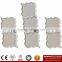 IMARK ANNECY Arabesque Style Vault Lantern Pattern Glossy Ceramic Tile Light Gray Color For Clean House Wall Tile
