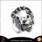 316L wholesale stainless steel investment casting skull biker ring