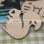 Plywood Carved Cartoon Animal Shape Wooden Cup Coaster Cup Saucers