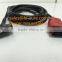 J1962 OBDII/obd2 adapter male to DB25P Female with DC adapter