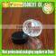 30g glass cosmetic packaging jar with silver lid