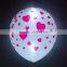Factory Price 12 Inches Round Shape Biodegradable Led Balloon