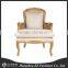 Hot sale wooden rattan back salon leisure sofa chair