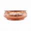Steel Copper Serving Mughlai Handi 300 ML - Serving Dish Curry Home Hotel Restaurant Tableware