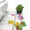 Bulk pack beautiful design PVC magnetic bookmark High quality Promotional soft magnetic bookmarks