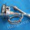 Bimetall barbequeue thermometer with capillary