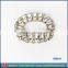 manufacturer metal sandals buckles accessories with rhinestone (HB042)
