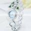 Hot selling product fashion bracelet coin size dial delicate bracelet watch ladies