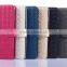 Wholesale for iphone 7 flip leather case 2 in 1 woven design stand leather wallet cover case