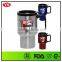14 oz food grade insulated stainless steel travel mug with handle