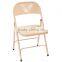 Folding easy chair with adjustable legs