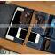 Durable genuine leather cover case with card holders for ipad and phones