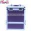 Women Fashion 2 Layers Hardshell Purple Plain Wholesale Jewelry Boxes