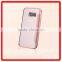 Selling Sole PU TPU electroplate Flip phone case cover with Credit card for s7 s7 edge