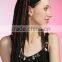 Football fans wigs, dreadlock 3/4 wigs hair pieces