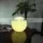 led 16 colors change PE plastic table ball lamp with flash and fading mode controlled