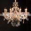Gold Transparent Crystal Decoration Pendent Lamps