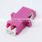 LC DX fiber optic adapter