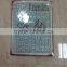 Wholesale Vintage Souvenir Metal Tin Sign for Wall