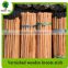 very straight varnished wood stick with plastic screw from guangxi Sweet factory